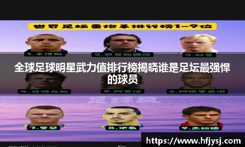 全球足球明星武力值排行榜揭晓谁是足坛最强悍的球员