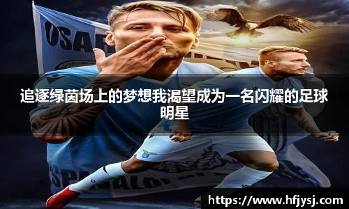追逐绿茵场上的梦想我渴望成为一名闪耀的足球明星