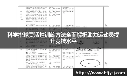 科学排球灵活性训练方法全面解析助力运动员提升竞技水平